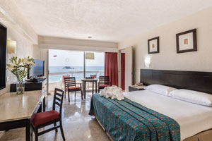 Deluxe Ocean View rooms of Krystal Ixtapa Hotel
